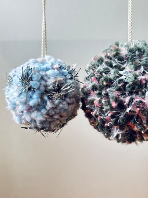 Icy Holiday Pompom Ornaments - image6